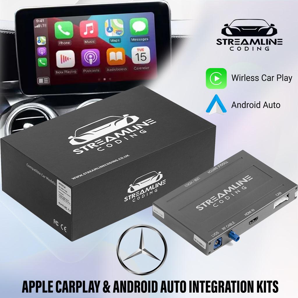 Mercedes Benz NTG 4.5/4.7 - Wireless CarPlay & Android Auto