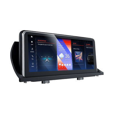 10.25" Android 13 8G+128G Qualcomm Octa-core MultiMedia For BMW X5 E70 X6 E71 2007-2014 Car Radio Bluetooth Smart Navigation Video Player