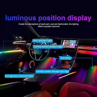 18 in 1 Full LED Car interior Symphony multicolour ambient lights RGB Dreamflow