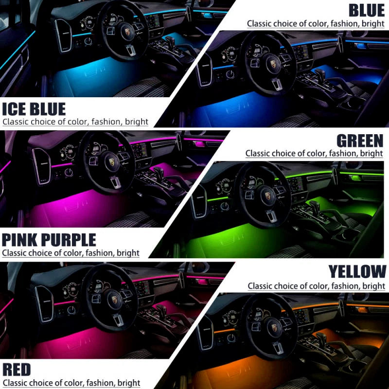 18 in 1 Full LED Car interior Symphony multicolour ambient lights RGB Dreamflow