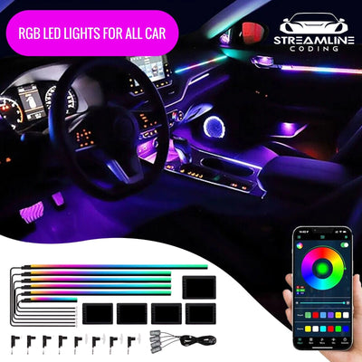 18 in 1 Full LED Car interior Symphony multicolour ambient lights RGB Dreamflow