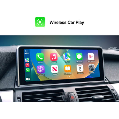 10.25" Android 13 8G+128G Qualcomm Octa-core MultiMedia For BMW X5 E70 X6 E71 2007-2014 Car Radio Bluetooth Smart Navigation Video Player