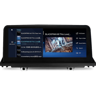 10.25" Android 13 8G+128G Qualcomm Octa-core MultiMedia For BMW X5 E70 X6 E71 2007-2014 Car Radio Bluetooth Smart Navigation Video Player
