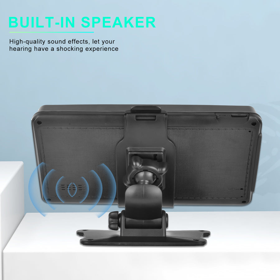 7 Inch Portable Wireless Apple Carplay Car Stereo, Car Radio in Dash Navigation Smart Player with/Bluetooth Mirror Link/Airplay/FM Transmitter/Voice Control/TF Card, for All Vehicles