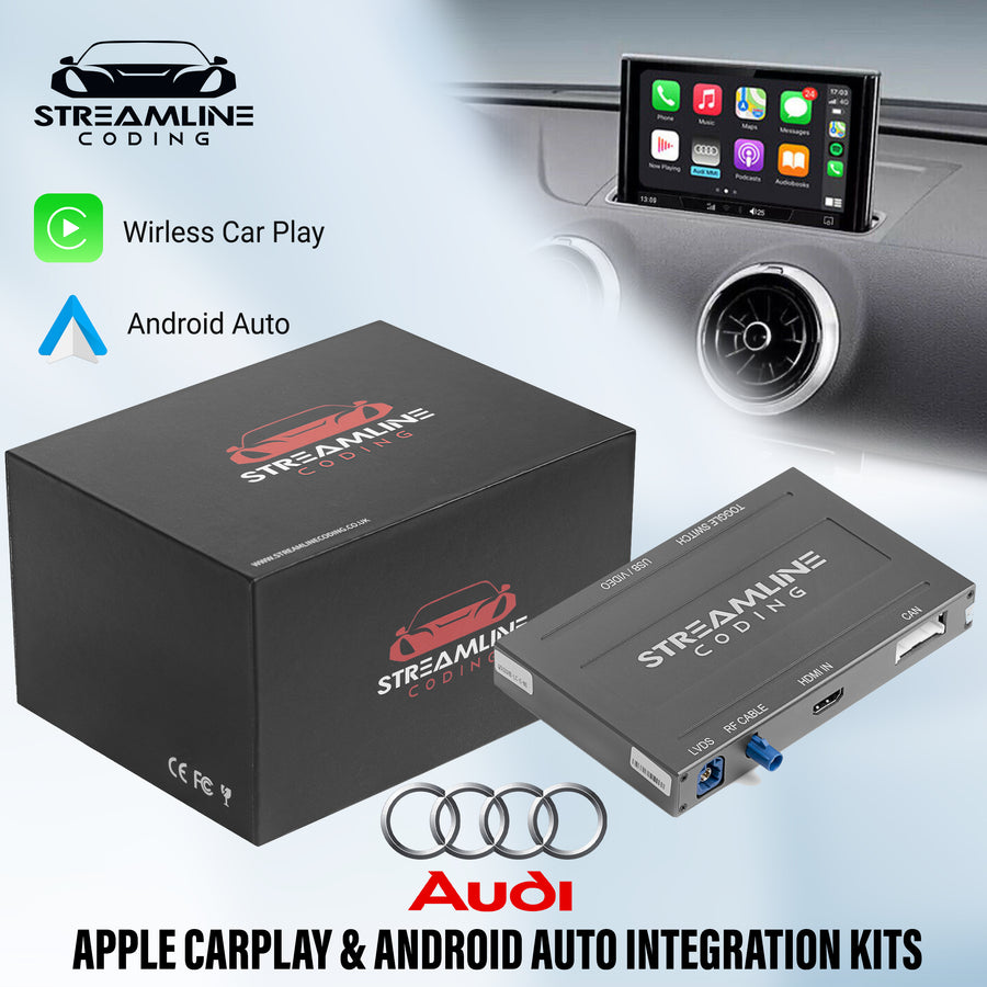 Audi A3 S3 RS3 Wireless CarPlay & Android Auto Integration Kit