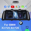 8.8" Android 12 8+128G Qualcomm Octa-core 4G+64 Car Interface MultiMedia For BMW X3 F25 X4 F26 CIC NBT GPS Navigation Touchscreen Head Unit
