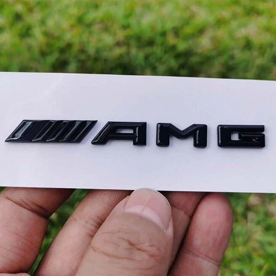 Black Interior Small AMG Badge Cockpit Centre Console Dashboard For Mercedes A B