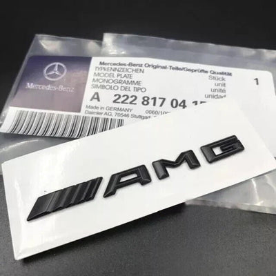 Black Interior Small AMG Badge Cockpit Centre Console Dashboard For Mercedes A B