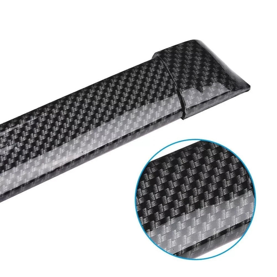 Black Universal LED Spoiler Rear Lip Kit for Car Trunk Brake Light Trunk Wing