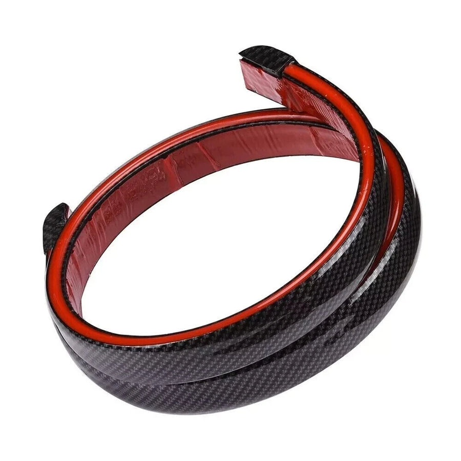 Black Universal LED Spoiler Rear Lip Kit for Car Trunk Brake Light Trunk Wing