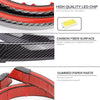 Black Universal LED Spoiler Rear Lip Kit for Car Trunk Brake Light Trunk Wing