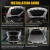 Car Flexible LED Daytime Running Light Strip Dynamic LED Hood Light Waterproof