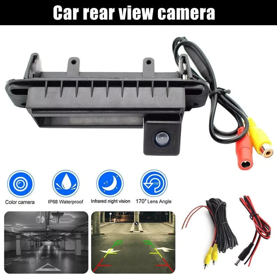 Car Reverse Camera HD For Mercedes Benz C Class W204 C180 C200 Rear Trunk Handle