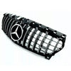 Emblem Red Chrome Panamericana GT Grille Radiator Mercedes Benz AMG Badge (Copy)