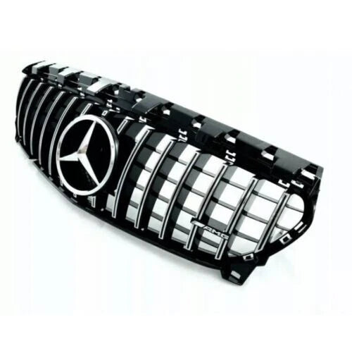 Emblem Red Chrome Panamericana GT Grille Radiator Mercedes Benz AMG Badge (Copy)