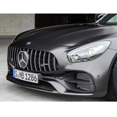 Emblem Red Chrome Panamericana GT Grille Radiator Mercedes Benz AMG Badge (Copy)