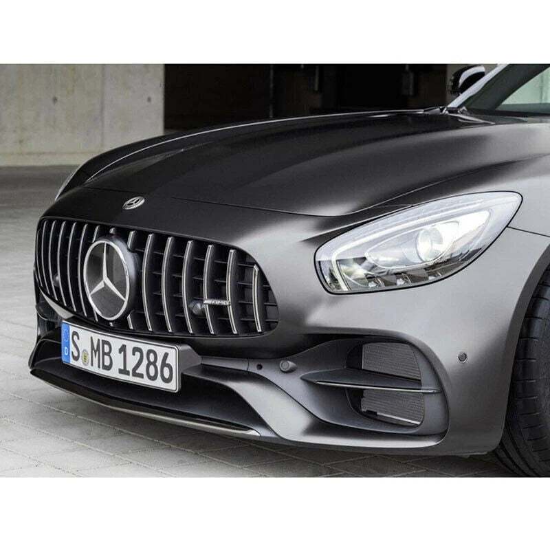 Emblem Red Chrome Panamericana GT Grille Radiator Mercedes Benz AMG Badge (Copy)