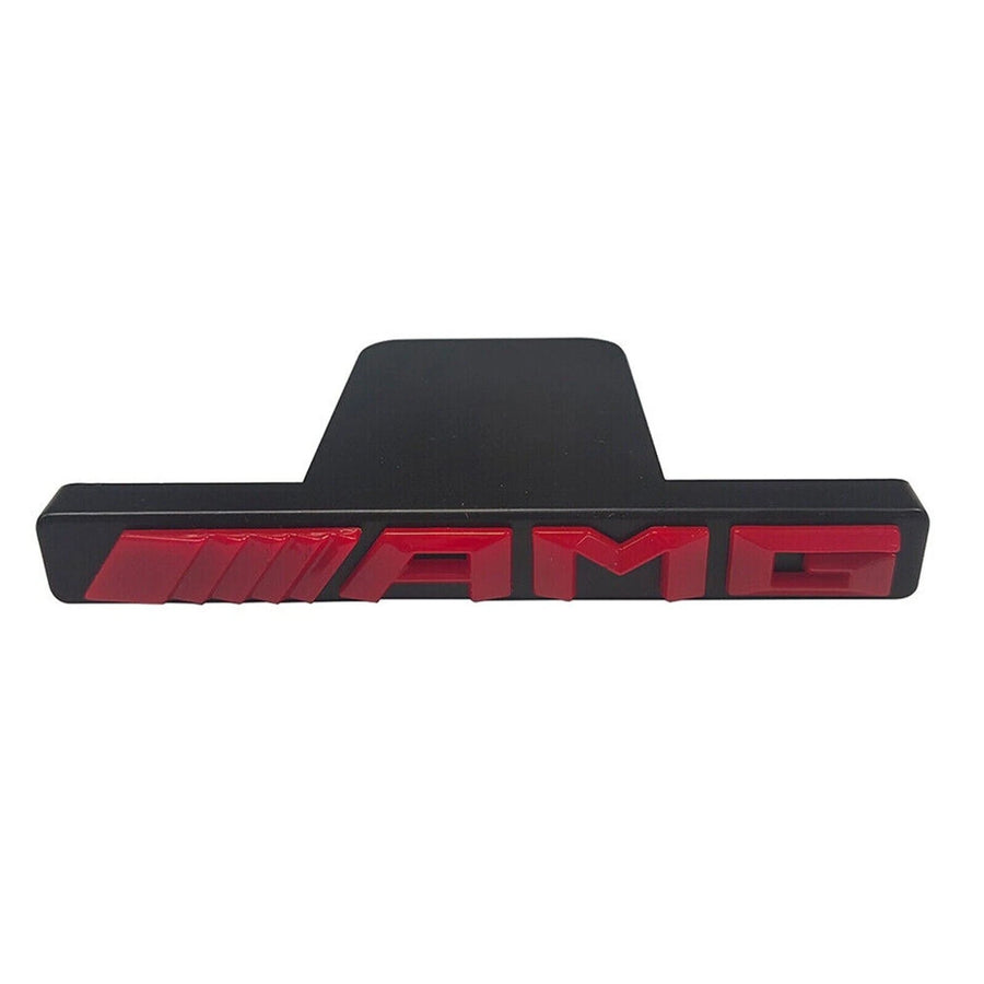 Emblem Red Chrome Panamericana GT Grille Radiator Mercedes Benz AMG Badge