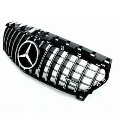 Emblem Silver Chrome Panamericana GT Grille Radiator Mercedes Benz AMG Badge