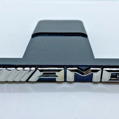 Emblem Silver Chrome Panamericana GT Grille Radiator Mercedes Benz AMG Badge
