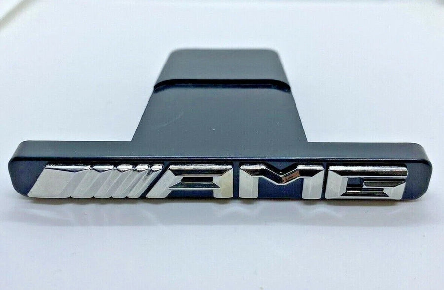 Emblem Silver Chrome Panamericana GT Grille Radiator Mercedes Benz AMG Badge