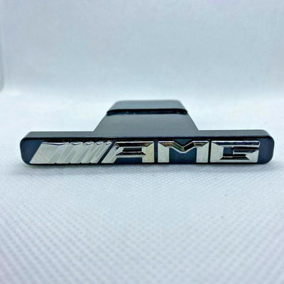 Emblem Silver Chrome Panamericana GT Grille Radiator Mercedes Benz AMG Badge