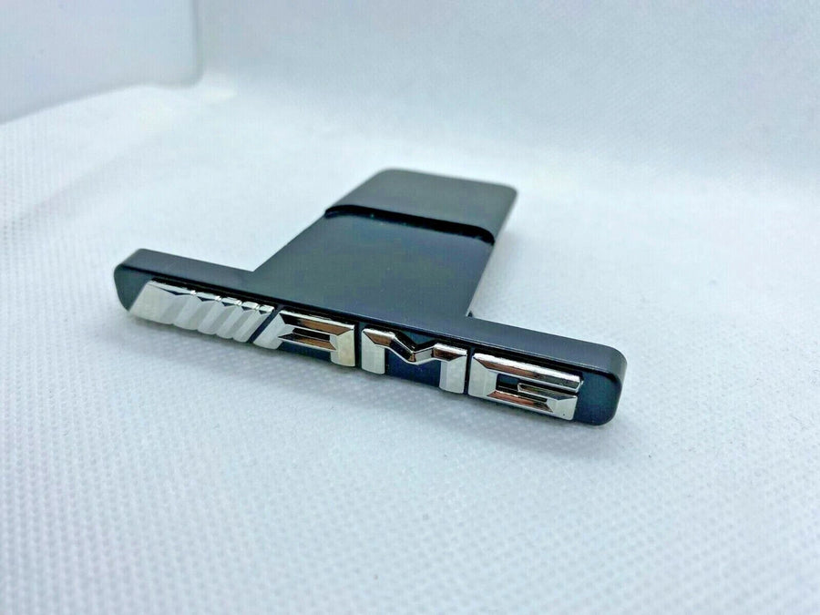 Emblem Silver Chrome Panamericana GT Grille Radiator Mercedes Benz AMG Badge