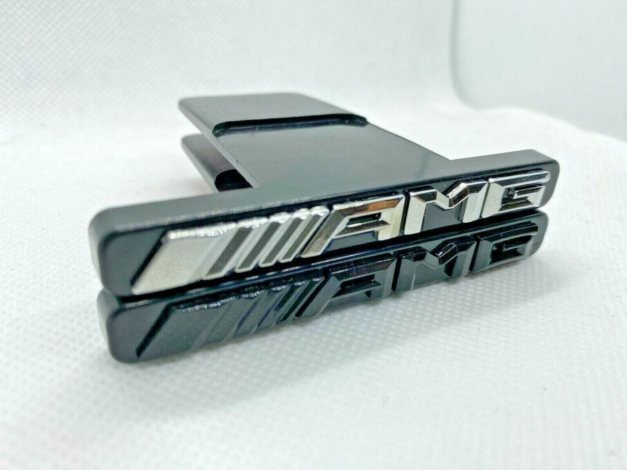 Emblem Silver Chrome Panamericana GT Grille Radiator Mercedes Benz AMG Badge