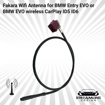 Fakara Wifi Antenna for BMW Entry EVO or BMW EVO wireless CarPlay ID5 ID6