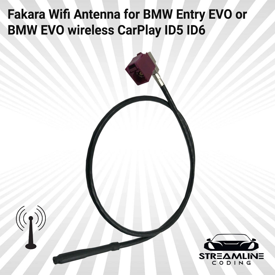Fakara Wifi Antenna for BMW Entry EVO or BMW EVO wireless CarPlay ID5 ID6