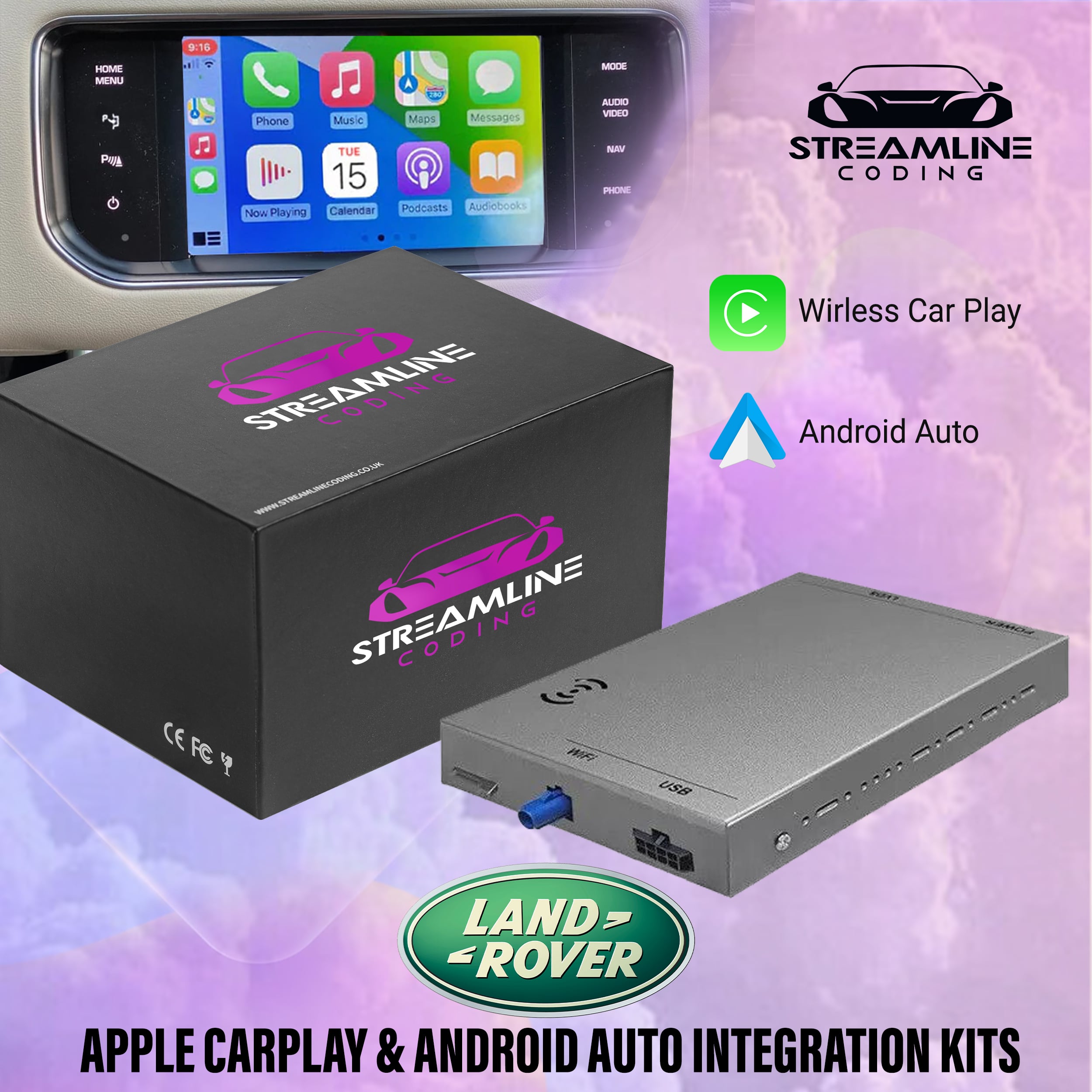 Car Play Integration Module LAND ROVER SPORT Wireless CarPlay & Android Auto Integration Kit – www ...