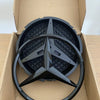 MERCEDES Gloss Black FRONT GRILL STAR BADGE for A,C,B,GLA,GLK,CLA,CLS,ML,E,SLK