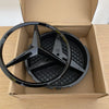 MERCEDES Gloss Black FRONT GRILL STAR BADGE for A,C,B,GLA,GLK,CLA,CLS,ML,E,SLK