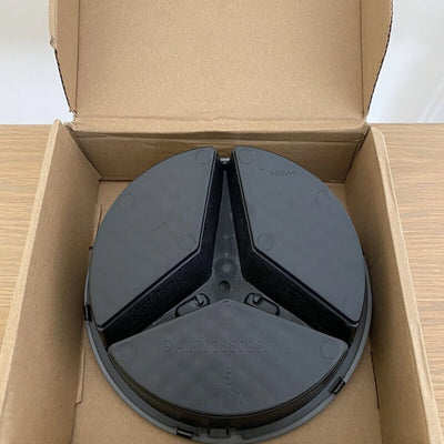 MERCEDES Gloss Black FRONT GRILL STAR BADGE for A,C,B,GLA,GLK,CLA,CLS,ML,E,SLK