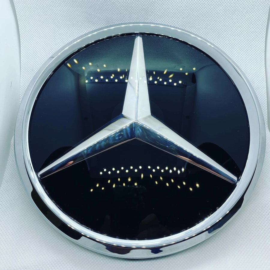 Mercedes Front Grill Badge C,E,GLA, CLASS W205 W212 Emblem STAR Mirror Silver