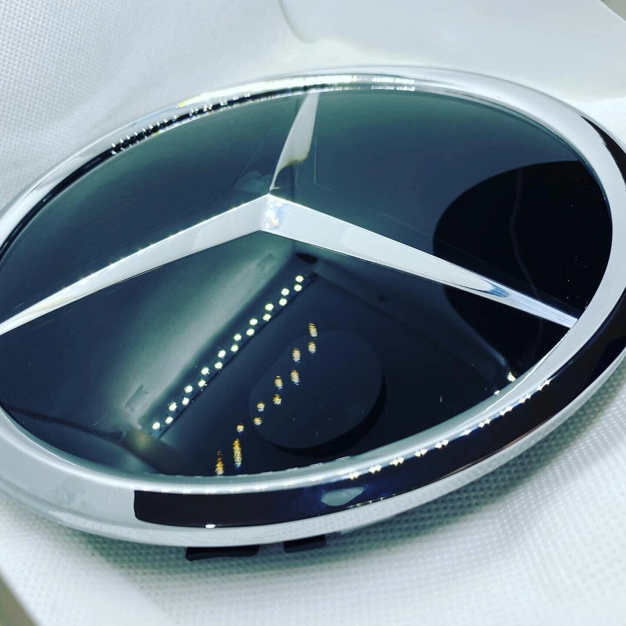 Mercedes Front Grill Badge C,E,GLA, CLASS W205 W212 Emblem STAR Mirror Silver