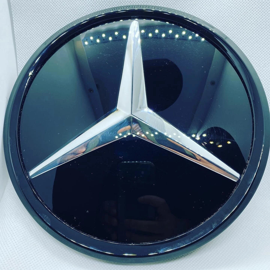 Mercedes Front Grill Badge C,E,GLA, CLASS W205 W212 & MORE Emblem Mirror Black