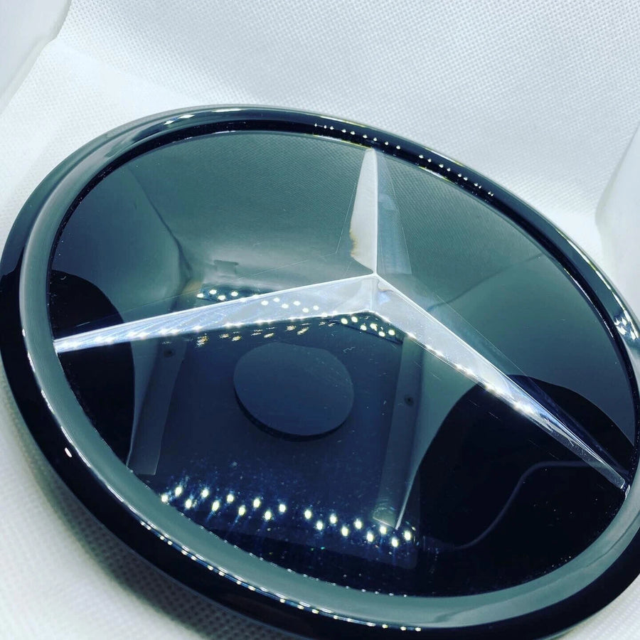 Mercedes Front Grill Badge C,E,GLA, CLASS W205 W212 & MORE Emblem Mirror Black