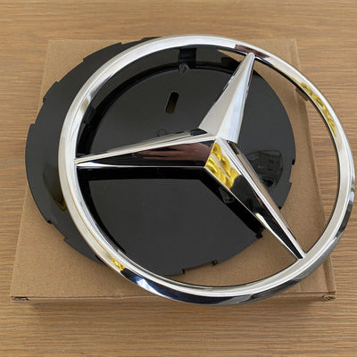 Mercedes Silver Front Grill badge Replacement STAR For FACELIFT W177 W205 2018+