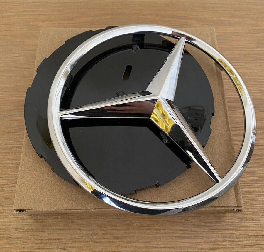 Mercedes Silver Front Grill badge Replacement STAR For FACELIFT W177 W205 2018+