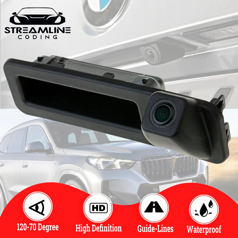 Reverse Boot Handle Rear Camera For BMW X1 F48 F49 X2 F30 G02 G05 G06 G08 G30