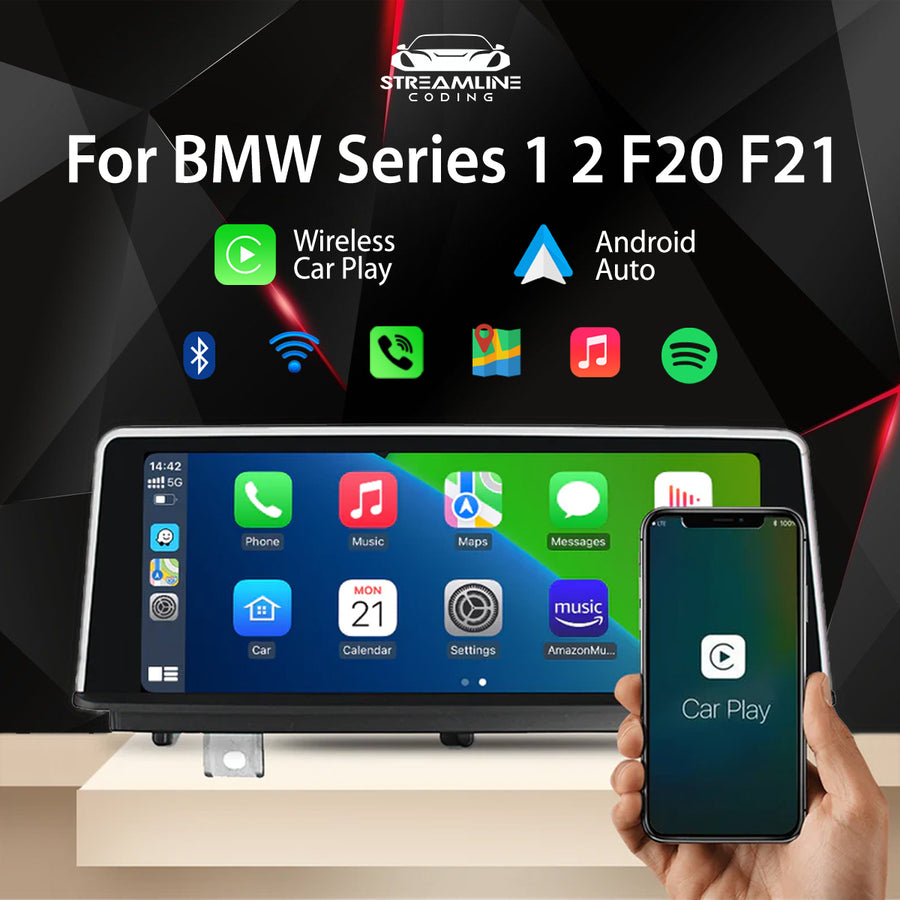 8.8 Inch Wireless CarPlay Android Auto Multimedia Car Dvd Player For BMW Series 1 2 F20 F21 2011-2017 Head Unit Touch Screen