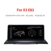 10.25" Android 10.0 4G+64G Qualcomm Octa-core IPS Car Interface Smart NavigationCore Radio Multimedia DVD Car For BMW X3 E83 2003-2010 GPS