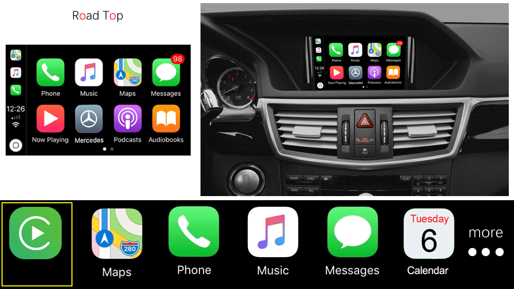 Mercedes Becker Map Pilot Wireless Apple Carplay Module NTG 4.5 A B C ...
