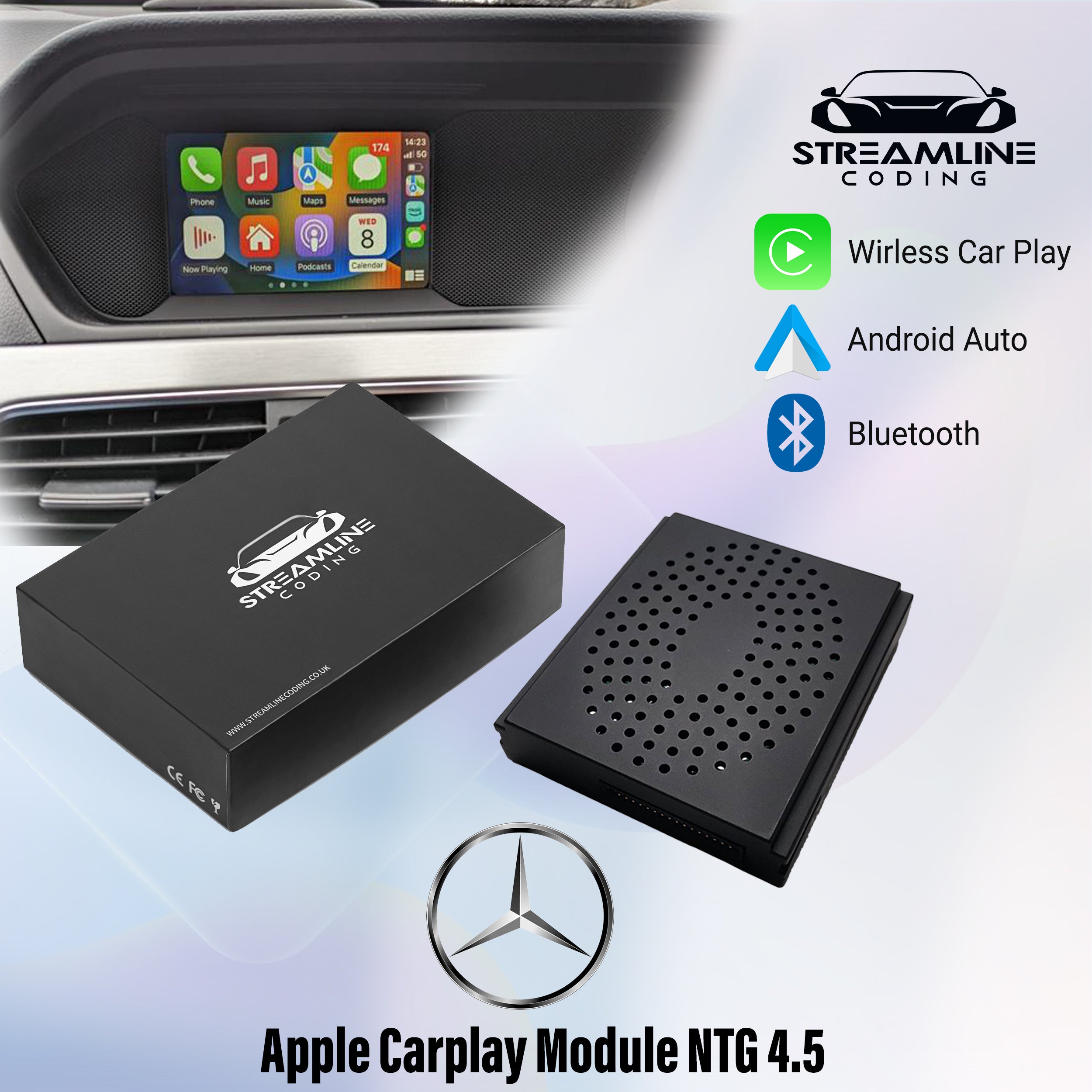 Mercedes Becker Map Pilot Wireless Apple Carplay Module NTG 4.5